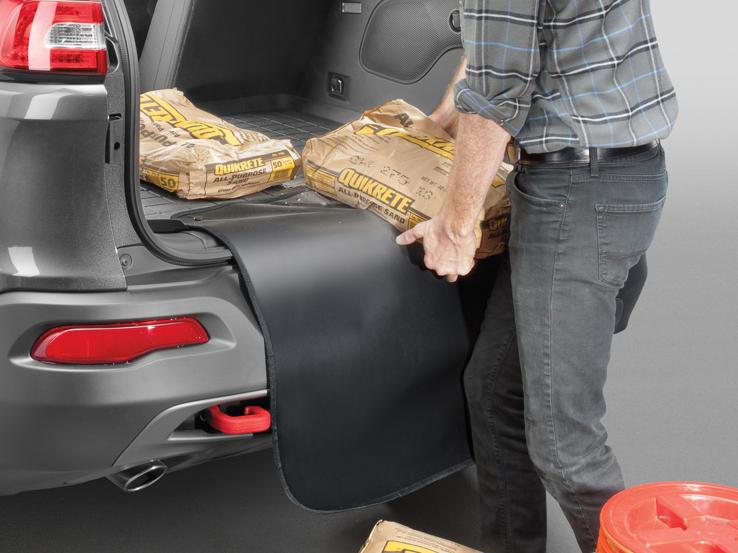 Cargo Mat Single Cocoa Rubber Cargo Liner Series - Weathertech 2021 Palisade 6 Cyl 3.8L