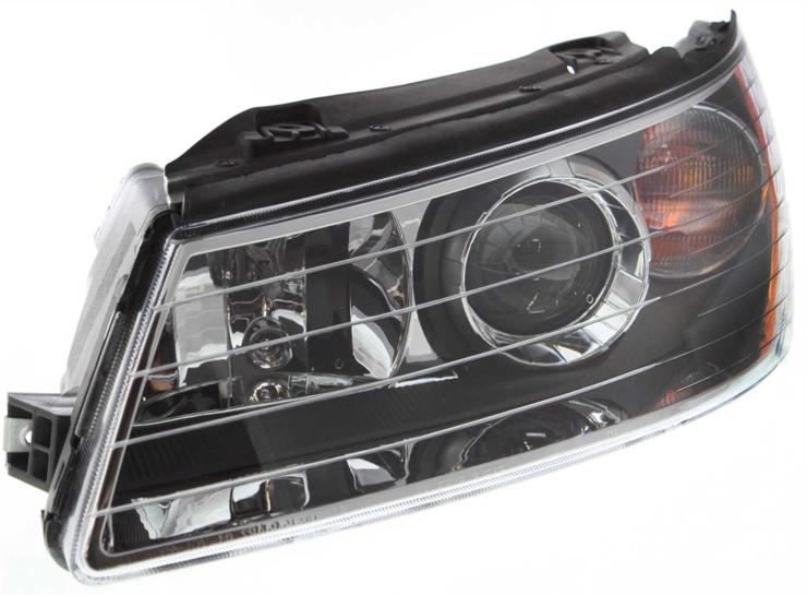 Headlight Left Set Of 2 Clear W/ Bulb(s) - Replacement 2006-2008 Sonata