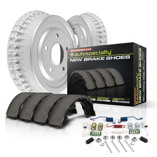 Brake Drum And Shoe Kit Set Of 2 Autospecialty By - Powerstop 2003 Accent