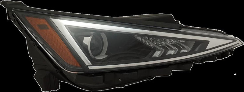 Headlight Right Single W/ Bulb(s) - Replacement 2019-2020 Elantra