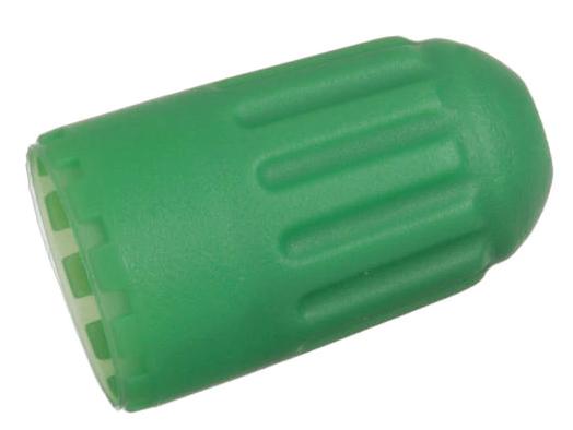 Valve Stem Cap Pack Of 100 Green Plastic - Schrader Universal