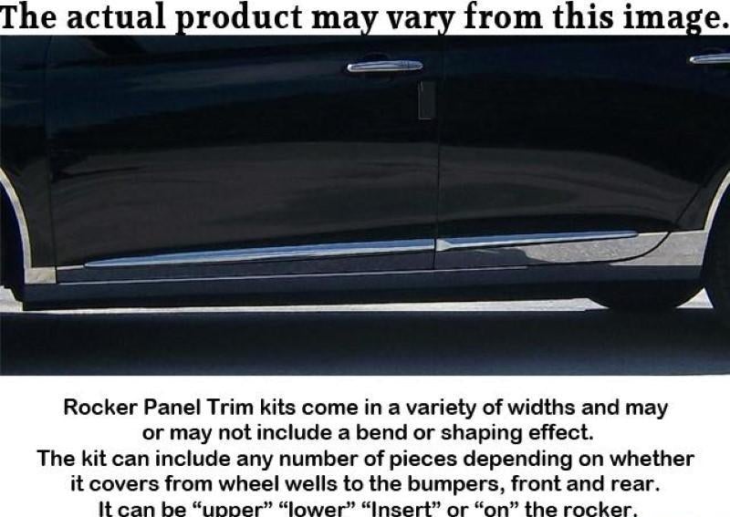 Rocker Panel Trim Kit 10 Piece Stainless Steel TH92372 - Quality Auto Accessories 1992-95 Hyundai Elantra