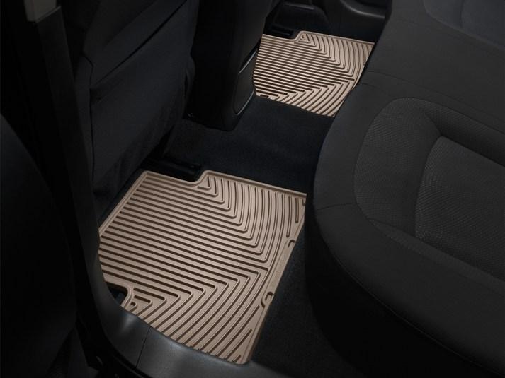 Floor Mats 2nd 2 Pieces Tan Rubber All-weather Series - Weathertech 2016 Tucson