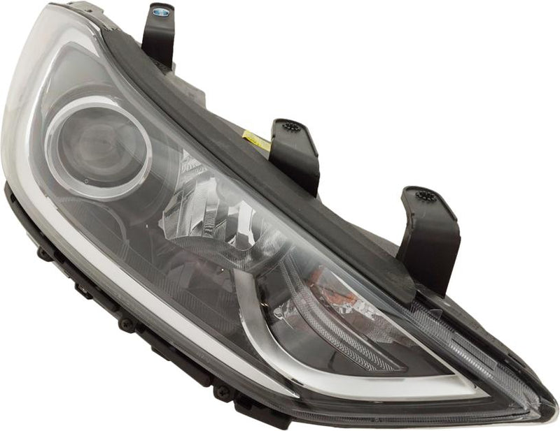 Headlight Right Single Clear W/ Bulb(s) - Replacement 2017 Elantra