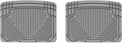 Floor Mats 2nd 2 Pieces Gray Rubber All-weather Series - Weathertech 1989 Sonata