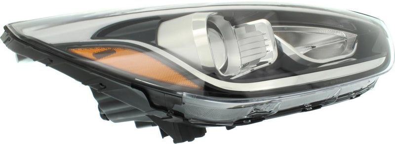 Headlight Set Of 2 Clear W/ Bulb(s) Capa Certified - Replacement 2014-2015 Tucson