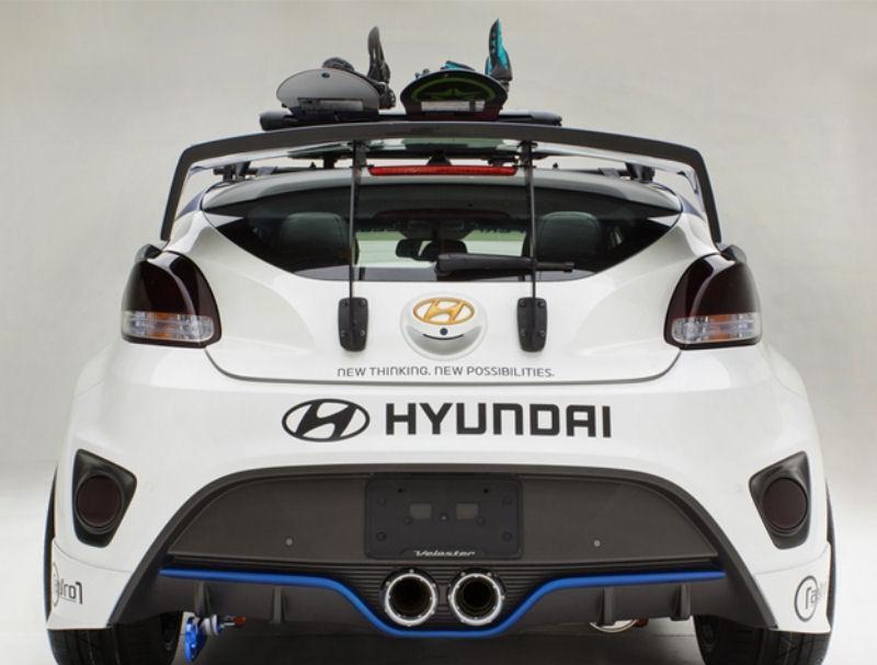 GT-Wing Carbon Fiber w/ Bracket & Spacer GT - ARK 2013-14 Hyundai Veloster