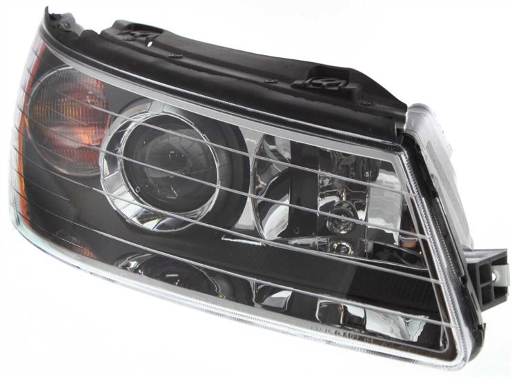 Headlight Right Single Clear Capa Certified W/ Bulb(s) - Replacement 2006-2008 Sonata