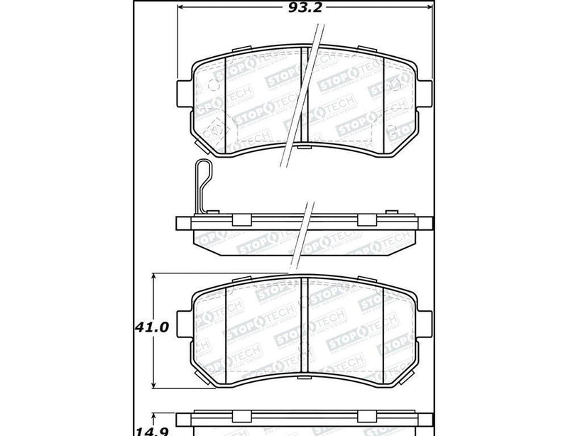 Control Arm Bushing Upper Front - Nolathane 2006-10 Hyundai Sonata