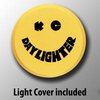 Offroad Light 100w 2452lm 6in Single Powdercoated Black Stainless Steel Daylighter Series - KC Hilites Universal