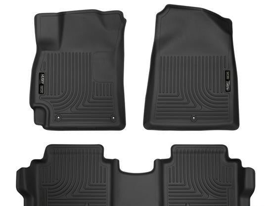 Floor Liners Front 2nd Seat Black 98871 - Husky Liners 2017-18 Hyundai Elantra