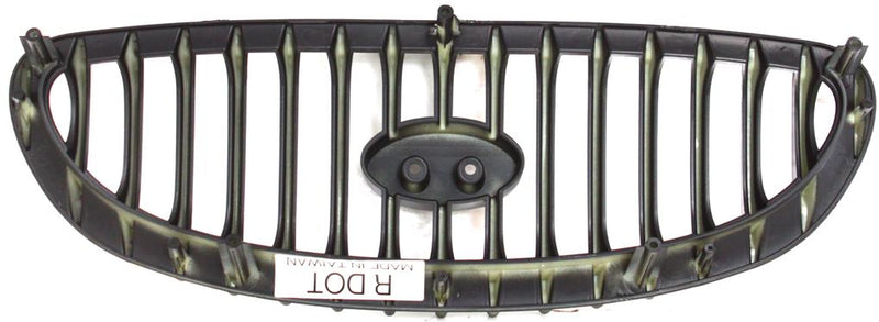 Grille Assembly Single Black Plastic - Replacement 1997-1998 Sonata 4 Cyl 2.0L