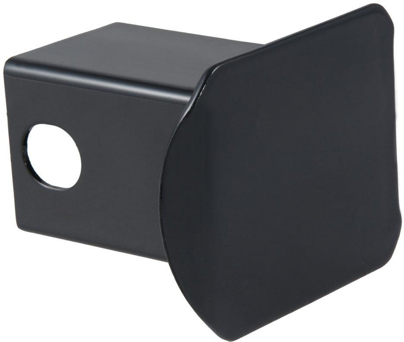 Hitch Cover Single Powdercoated Black Steel - Curt Universal