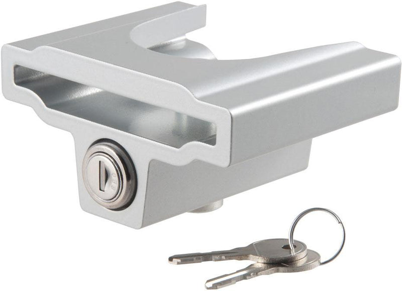 Hitch Lock Single Powdercoated Gray Aluminum - Curt Universal