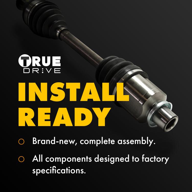 Axle Assembly Right Single - TrueDrive 2012-2014 Accent