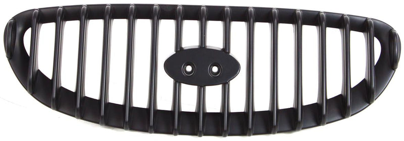 Grille Assembly Single Black Plastic - Replacement 1997-1998 Sonata 4 Cyl 2.0L