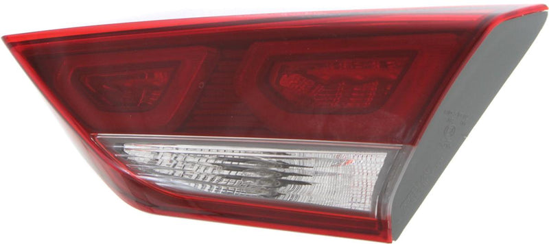 Tail Light Right Single Clear Red W/ Bulb(s) - Replacement 2017 Elantra 4 Cyl 2.0L