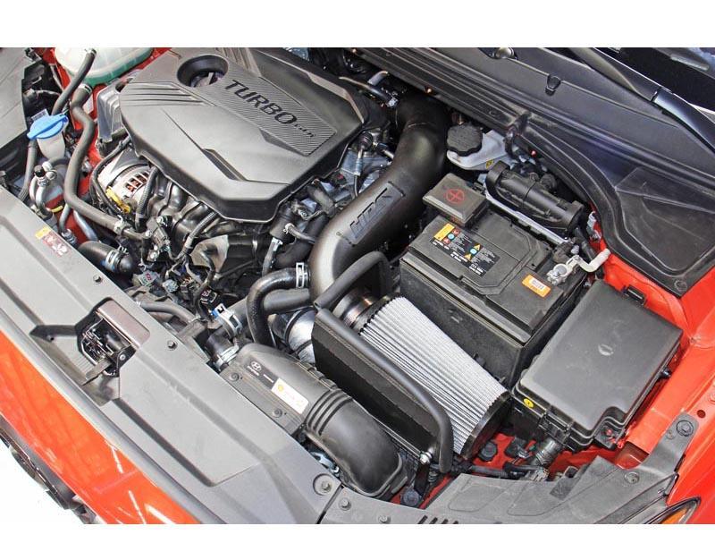 Cold Air Intake Kit Incl. Heat Shield Polish - HPS Performance Products 2019-21 Hyundai Veloster 4Cyl 1.6L