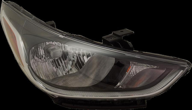 Headlight Right Clear W/ Bulb(s) Capa Certified - Replacement 2018 Accent