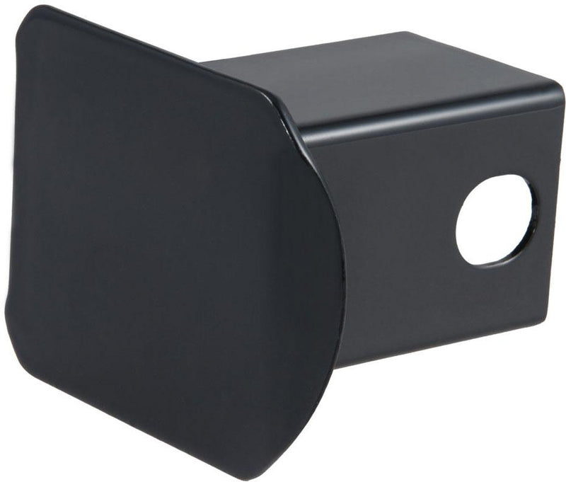 Hitch Cover Single Powdercoated Black Steel - Curt Universal