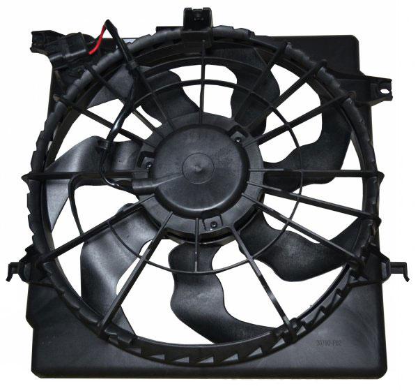 Cooling Fan Assembly Single - GPD 2011-2012 Sonata 4 Cyl 2.0L