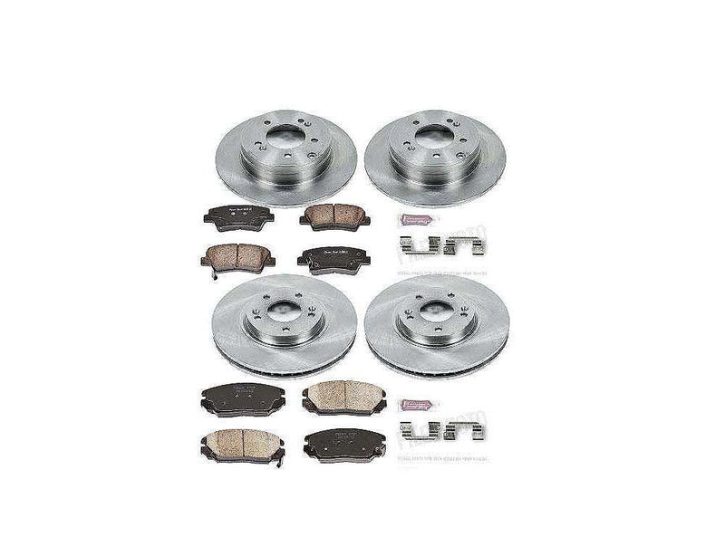 Brake Kit Front Rear - Power Stop 2008-10 Hyundai Sonata