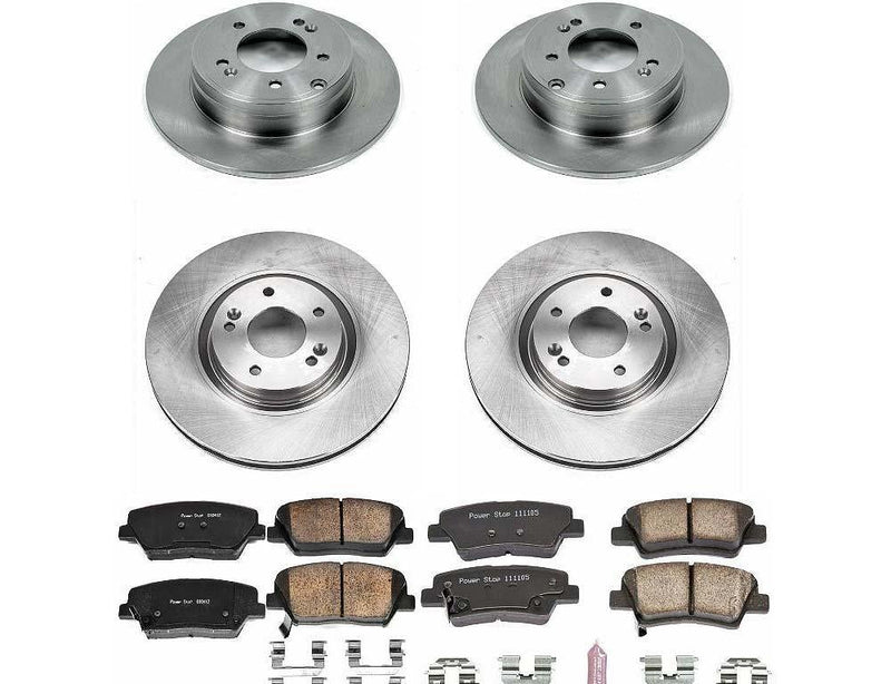 Brake Kit Front Rear - Power Stop 2012-17 Hyundai Azera