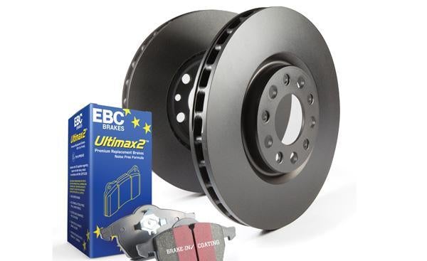 Disc Brake Pad & Rotor Kit Front UD1543+RK7629 S1KF - EBC Brakes 2012-15 Hyundai Veloster 4Cyl 1.6L and more