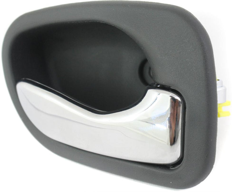 Interior Door Handle Single Gray Bezel Chrome - Replacement 1995 Accent 4 Cyl 1.5L