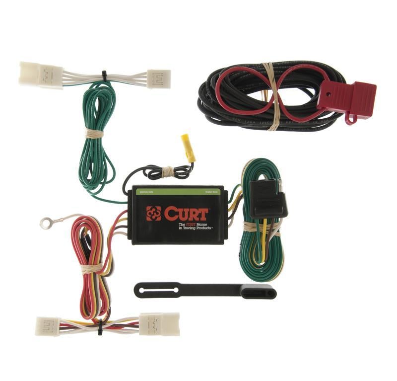 Wiring Harness 4 Way Flat Output Custom - Curt 2006-11 Hyundai Azera