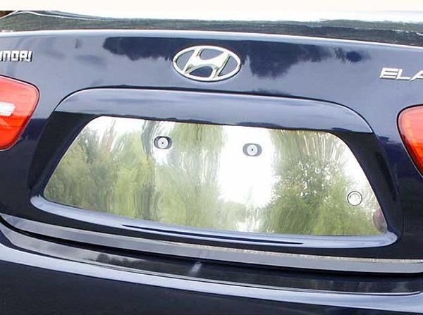 License Plate Bezel 1 Piece LP27340 - Quality Auto Accessories 2007-10 Hyundai Elantra