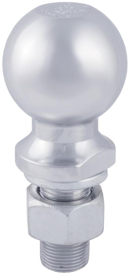 Hitch Ball Single Chrome Steel - Curt Universal