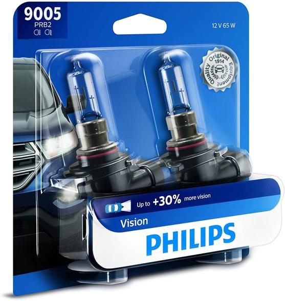 Headlight Bulb 65w 12v Set Of 2 Vision Series 9005 - Philips 1993-1995 Scoupe