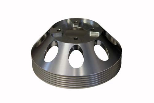 Torque Solution Lightweight Water Pump Pulley (Silver) - Torque Solutions 2010 Genesis Coupe