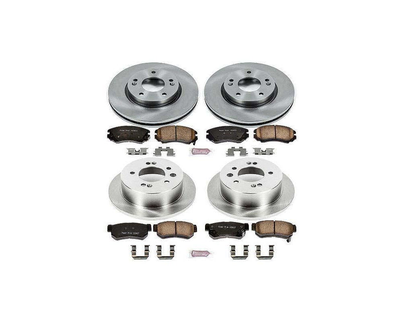 Brake Kit Front Rear KOE4442 - Power Stop 2007-10 Hyundai Elantra