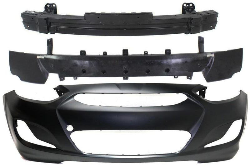Bumper Cover Set Of 3 - Replacement 2014 Accent