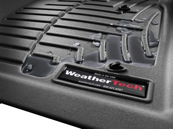 Floor Mats 1st 2 Pieces Black Thermoplastic Digitalfit Series - Weathertech 2016 Tucson