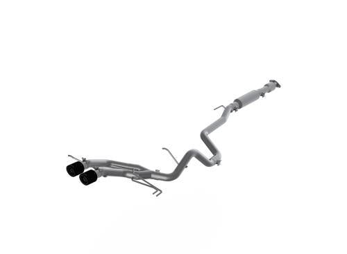 Catback Exhaust System 2.5" Stainless Steel T409 Exits Dual w/ Tips Carbon Fiber - MBRP 2013-17 Hyundai Veloster