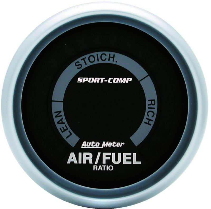Air Fuel Gauge Single Black Digital Sport-comp Series - Autometer Universal