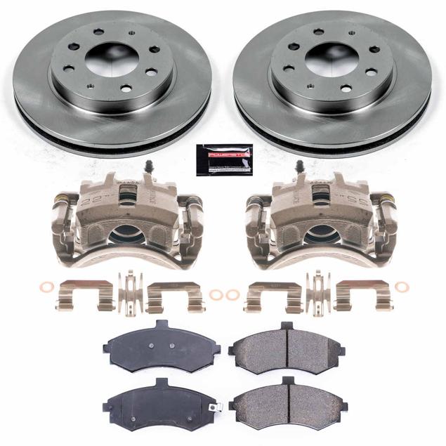 Brake Disc And Caliper Kit Set Of 2 Autospecialty By - Powerstop 2003-2005 Elantra 4 Cyl 2.0L