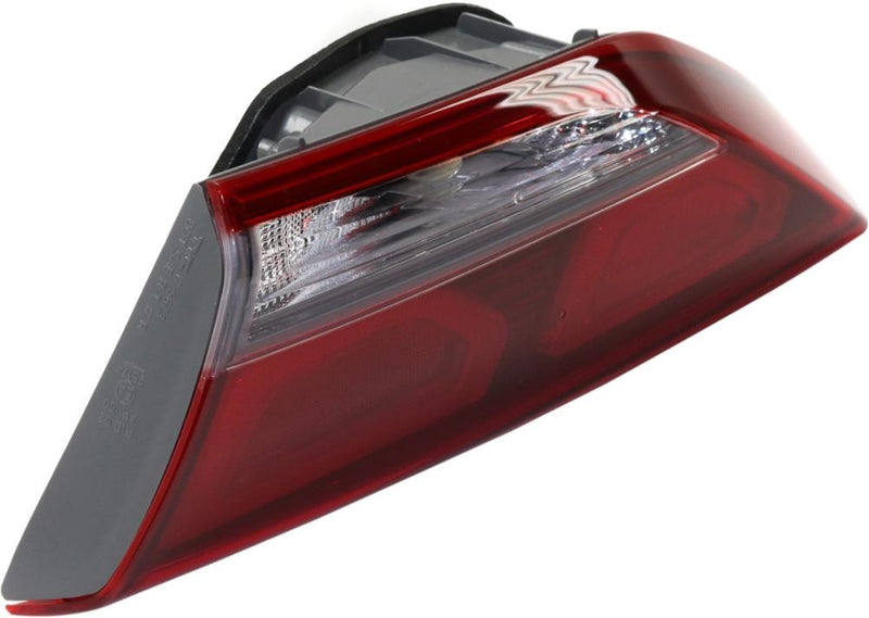 Tail Light Set Of 2 Clear Red W/ Bulb(s) - Replacement 2017 Elantra