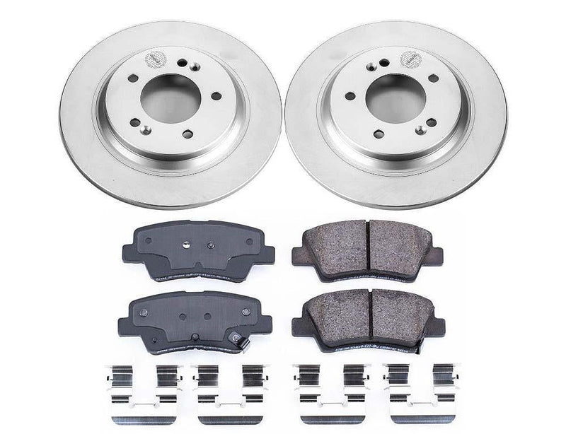 Brake Kit Rear Geomet Coated Z17 Evolution - Power Stop 2015 Hyundai Sonata