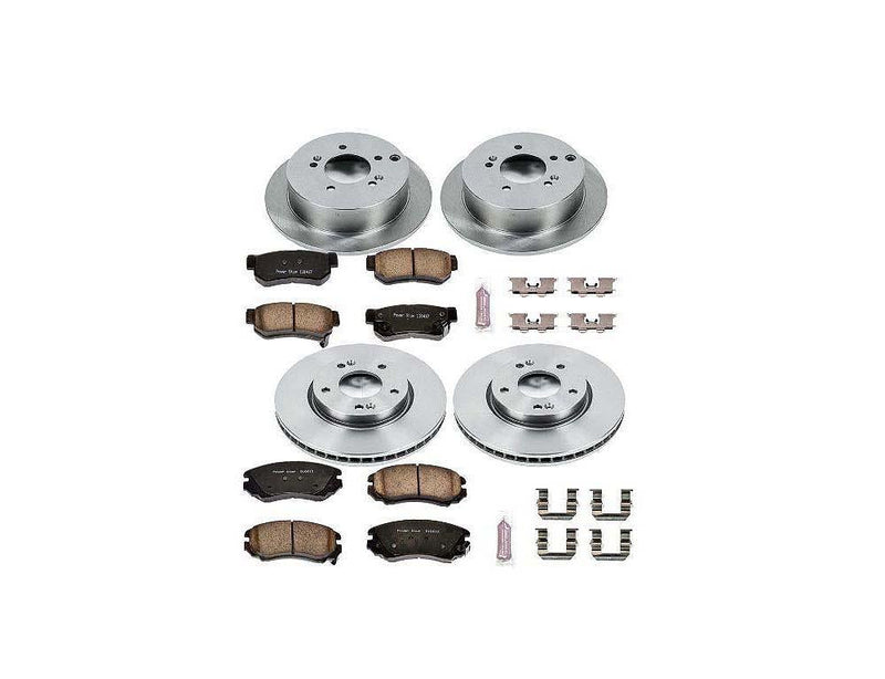 Brake Kit Front Rear - Power Stop 2005-09 Hyundai Tucson