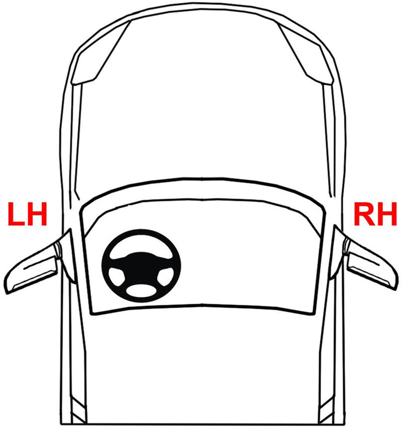 Headlight Left Single Clear - Replacement 2006 Tiburon