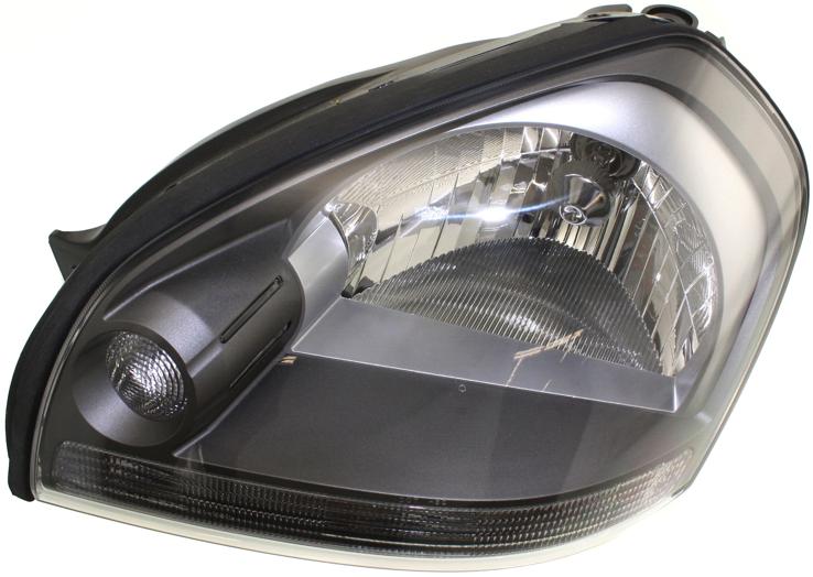 Headlight Set Of 2 Clear W/ Bulb(s) - Replacement 2005-2009 Tucson