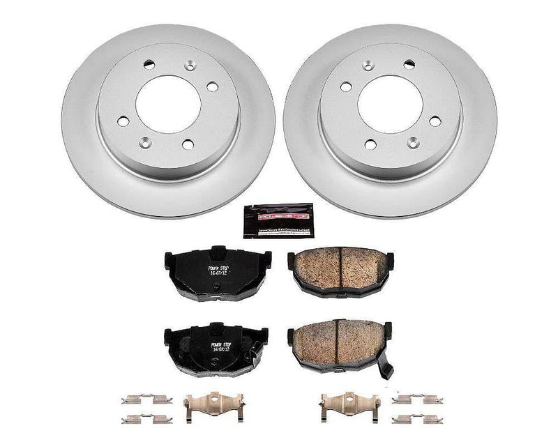 Brake Kit Rear Geomet Coated Z17 Evolution CRK3106 - Power Stop 1997-06 Hyundai Elantra