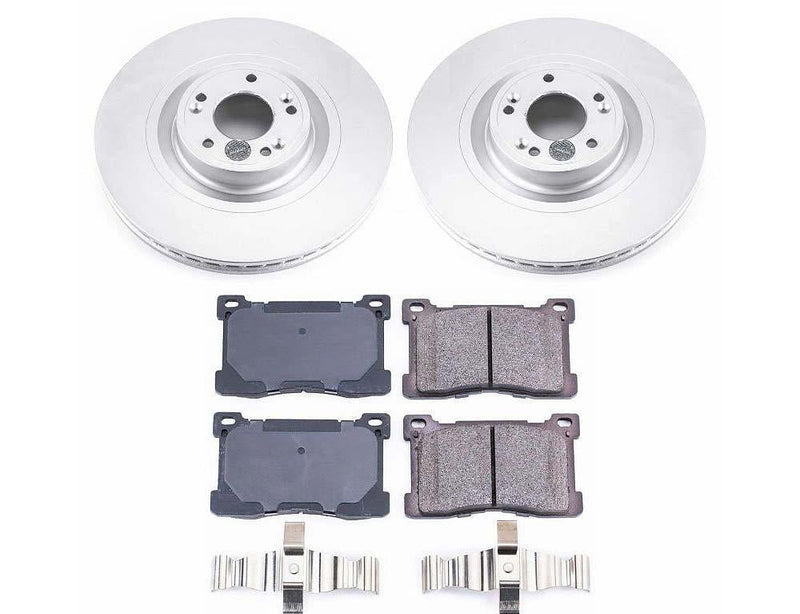 Brake Kit Front Geomet Coated Z17 Evolution - Power Stop 2012-16 Hyundai Equus