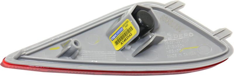 Bumper Reflector Left Single Capa Certified - Replacement 2011-2015 Sonata
