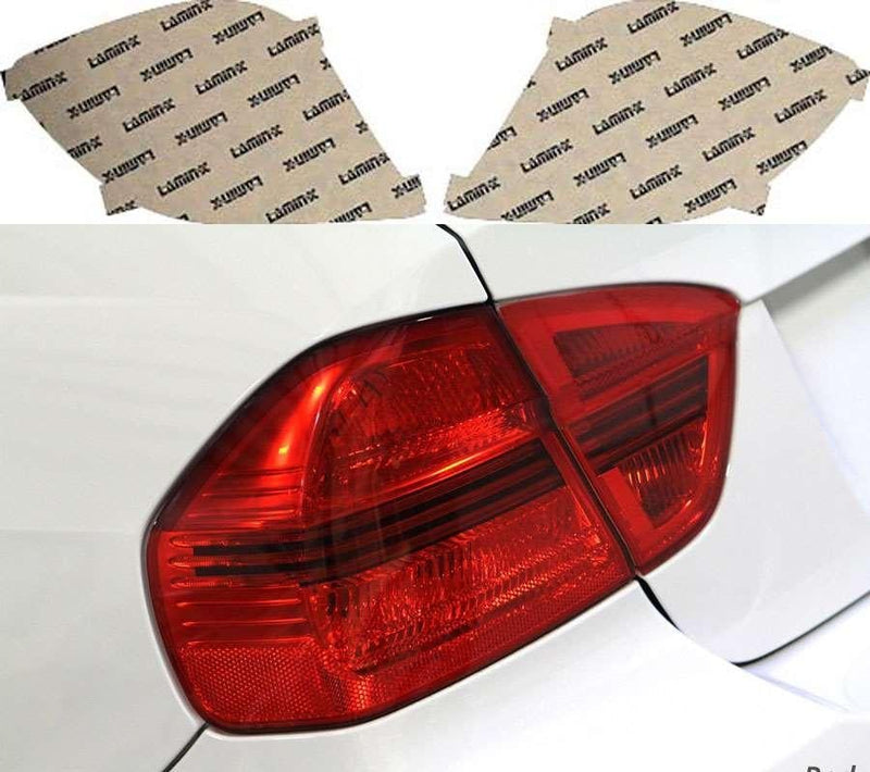 Tail Light Covers Red - Lamin-X 2003-06 Hyundai Tiburon