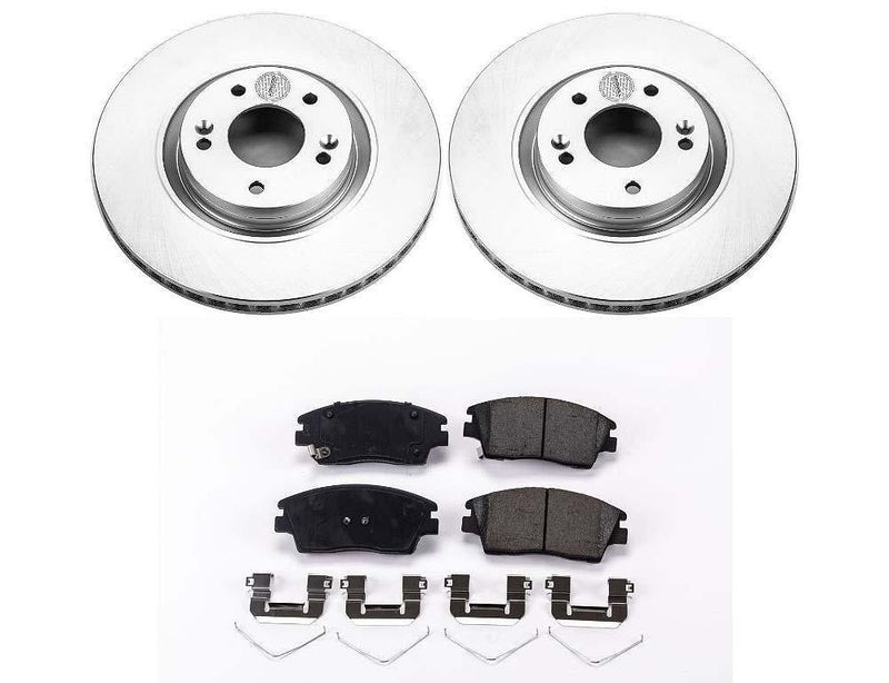 Brake Kit Front Geomet Coated Z17 Evolution - Power Stop 2015-17 Hyundai Tucson